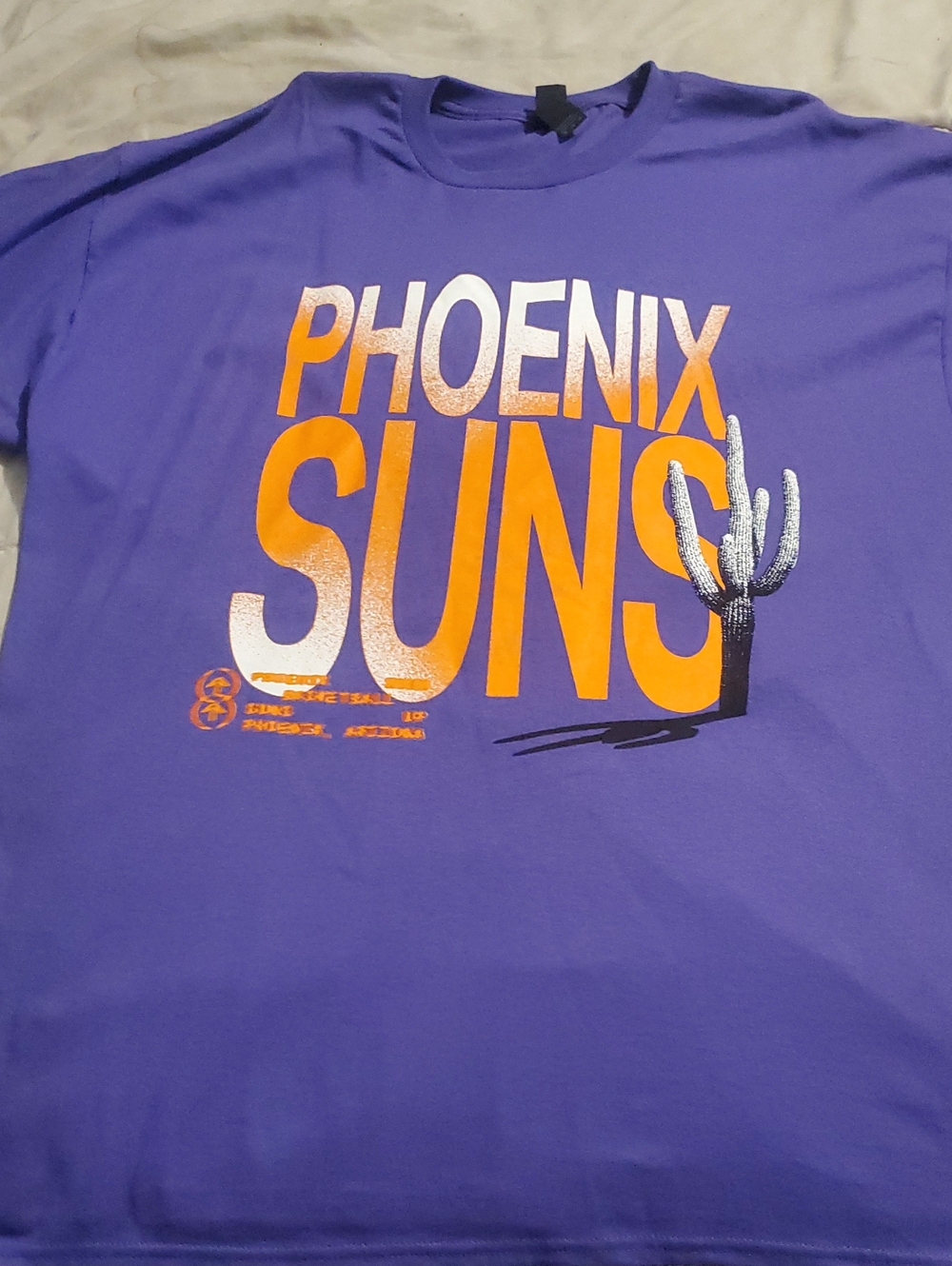 NBA Phoenix Suns Purple Orange Short Sleeve Tee....BrandNewWithoutTags...🏀